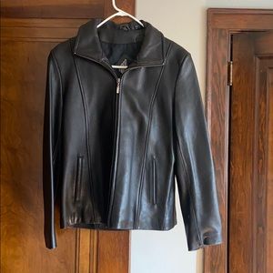 Women’s Black Leather Jacket